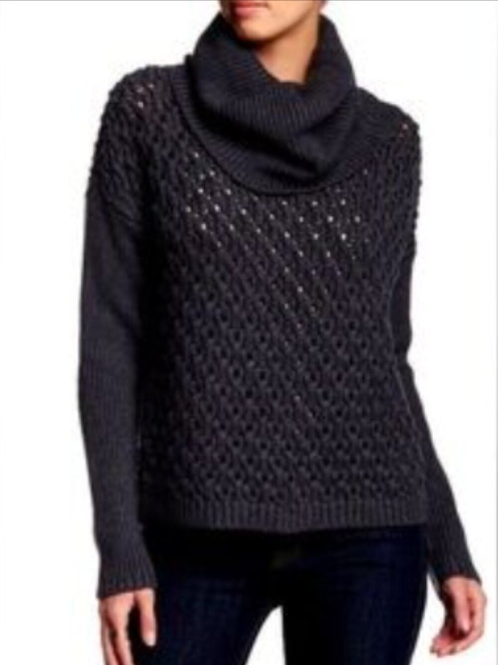 Massimo Dutti Cowl Neck Sweater